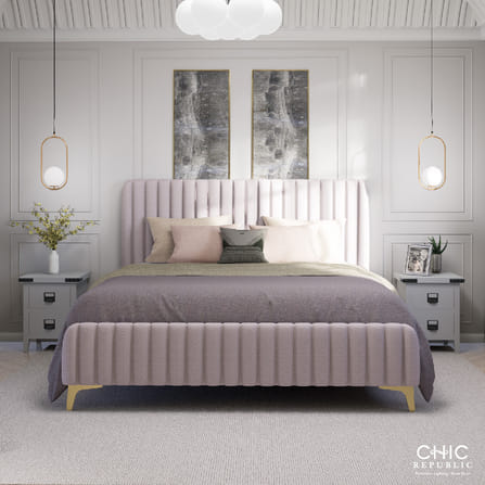 เตียง 6 ฟุต CHIC REPUBLIC รุ่น CABLET/180 สีครีม_6