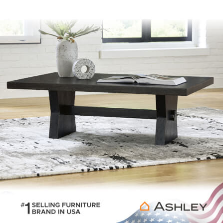 โต๊ะกลาง ASHLEY FURNITURE HOMESTORE รุ่น GALLIDEN/137 สีดำ_5