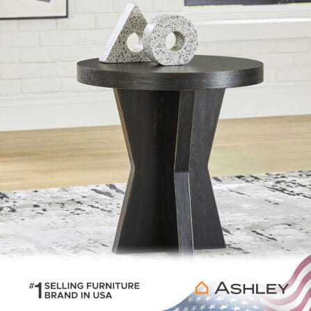 โต๊ะข้าง ASHLEY FURNITURE HOMESTORE รุ่น GALLIDEN/60 สีดำ_6