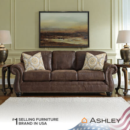 โซฟา 3 ที่นั่ง ASHLEY FURNITURE HOMESTORE รุ่น W80070-O/3 สีน้ำตาลเข้ม_6