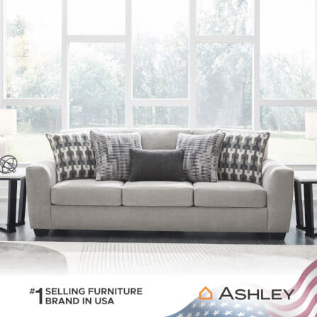 โซฟา 3 ที่นั่ง ASHLEY FURNITURE HOMESTORE รุ่น AVENAL PARK/3 สีเทาอ่อน_7
