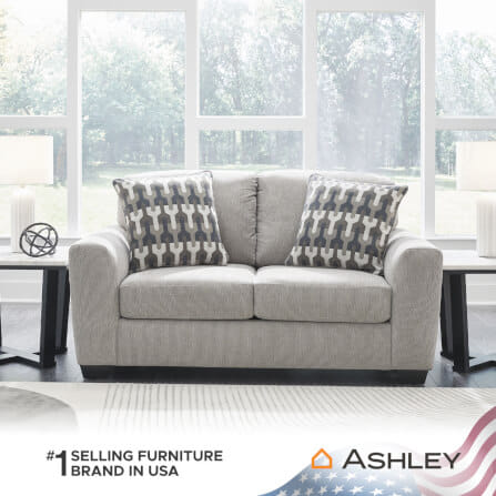 โซฟา 2 ที่นั่ง ASHLEY FURNITURE HOMESTORE รุ่น AVENAL PARK/2 สีเทาอ่อน_7