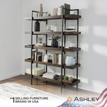 ชั้นวางของโล่ง 5 ชั้น ASHLEY FURNITURE HOMESTORE รุ่น STARMORE สีเทา_6