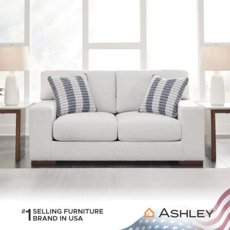 โซฟา 2 ที่นั่ง ASHLEY FURNITURE HOMESTORE รุ่น BELVOIR/2 สีขาว_7