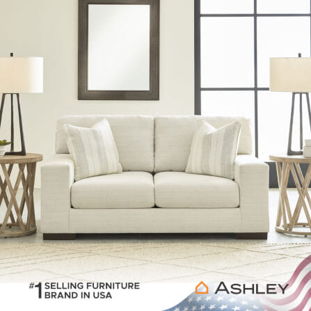 โซฟา 2 ที่นั่ง ASHLEY FURNITURE HOMESTORE รุ่น MAGGIE/2 สีครีม_7