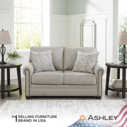 โซฟา 2 ที่นั่ง ASHLEY FURNITURE HOMESTORE รุ่น GAELON/2 สีน้ำตาลอ่อน_7