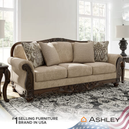 โซฟา 3 ที่นั่ง ASHLEY FURNITURE HOMESTORE รุ่น STANMORE/3 สีน้ำตาล_7