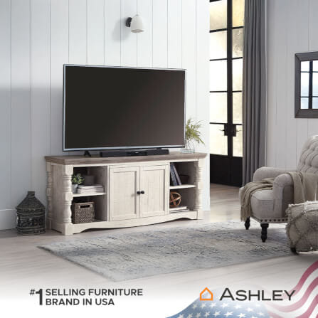 ตู้วางทีวี ASHLEY FURNITURE HOMESTORE รุ่น HAVALANCE/170 สีขาววินเทจ_8