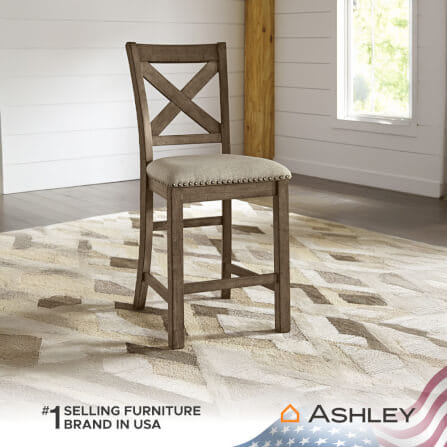 เก้าอี้บาร์ ASHLEY FURNITURE HOMESTORE รุ่น MORIVILLE สีเบจ_7