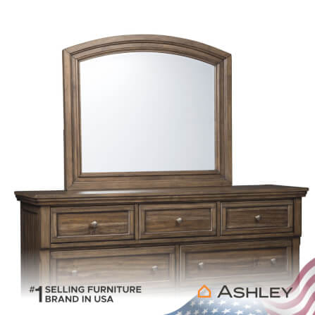 กระจกตั้งโต๊ะ ASHLEY FURNITURE HOMESTORE รุ่น FLYNNTER/107X93 สีน้ำตาล_4