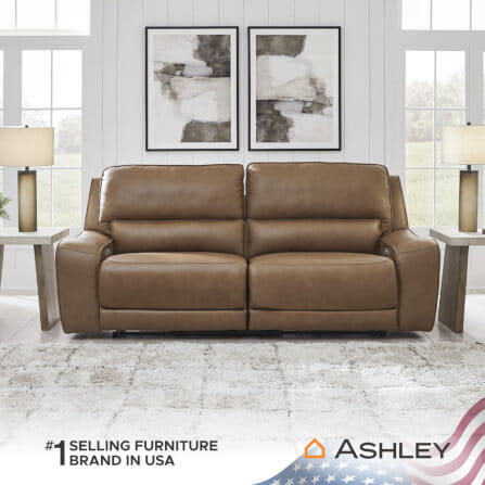 โซฟาปรับเอนนอนไฟฟ้า, 2 ที่นั่ง ASHLEY FURNITURE HOMESTORE รุ่น SILVERBROOKE/2RRM สีน้ำตาล_6