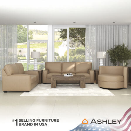 โซฟาหมุนได้ 1 ที่นั่ง ASHLEY FURNITURE HOMESTORE รุ่น PADOVA-O/1 สีน้ำตาล_7