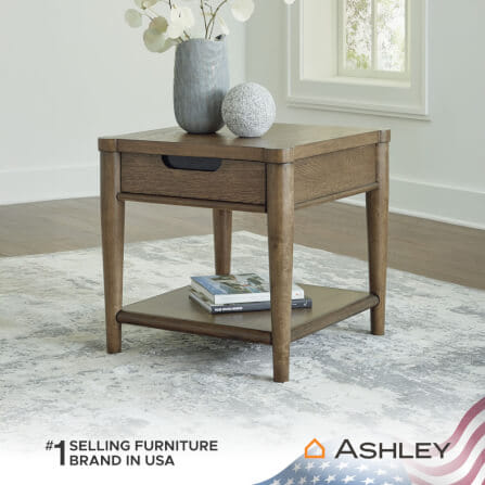 โต๊ะข้าง ASHLEY FURNITURE HOMESTORE รุ่น ROANHOWE/61 สีน้ำตาล_8