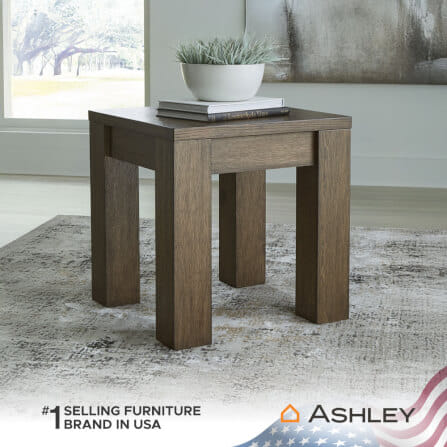 โต๊ะข้าง ASHLEY FURNITURE HOMESTORE รุ่น ROSSWAIN/60 สีน้ำตาล_6