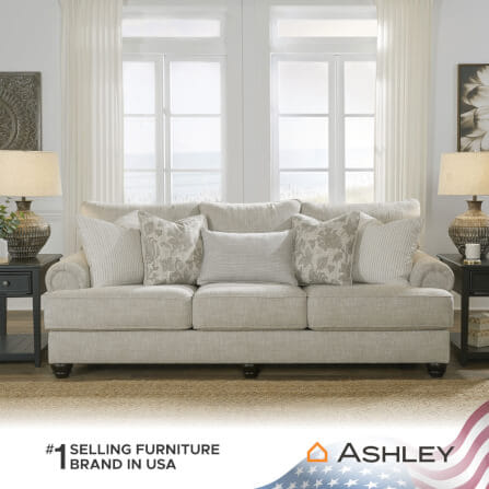โซฟา 3 ที่นั่ง ASHLEY FURNITURE HOMESTORE รุ่น ASANTI/3 สีเบจ_7