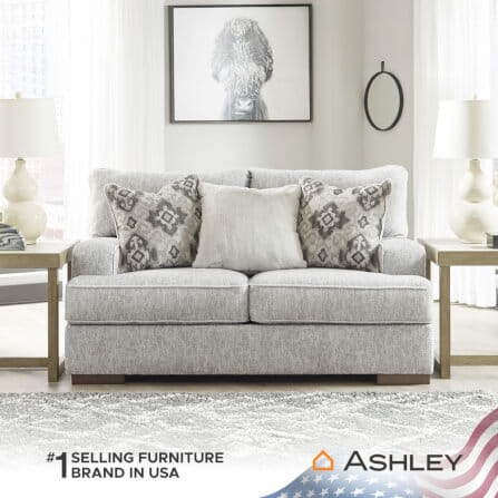 โซฟา 2 ที่นั่ง ASHLEY FURNITURE HOMESTORE รุ่น MERCADO/2 สีเทาอ่อน_7