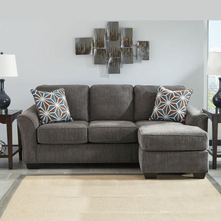 โซฟาตัว L ด้านซ้าย-ขวา ASHLEY FURNITURE HOMESTORE รุ่น BRISE/R-L สีเทาเข้ม_7