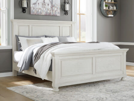 เตียงนอนขนาด 6 ฟุต ASHLEY FURNITURE HOMESTORE รุ่น ROBBINSDALE/180 สีขาววินเทจ_6
