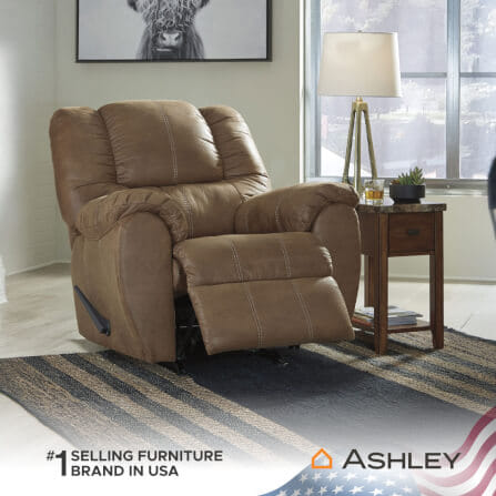 โซฟาปรับเอนนอน 1 ที่นั่ง ASHLEY FURNITURE HOMESTORE รุ่น MCGANN/1R สีน้ำตาล_6