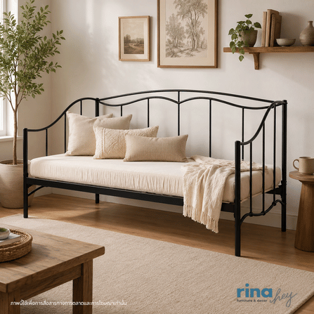 โซฟาเบด RINA HEY รุ่น BRUNSWICK PLUS สีน้ำตาลเข้ม_8
