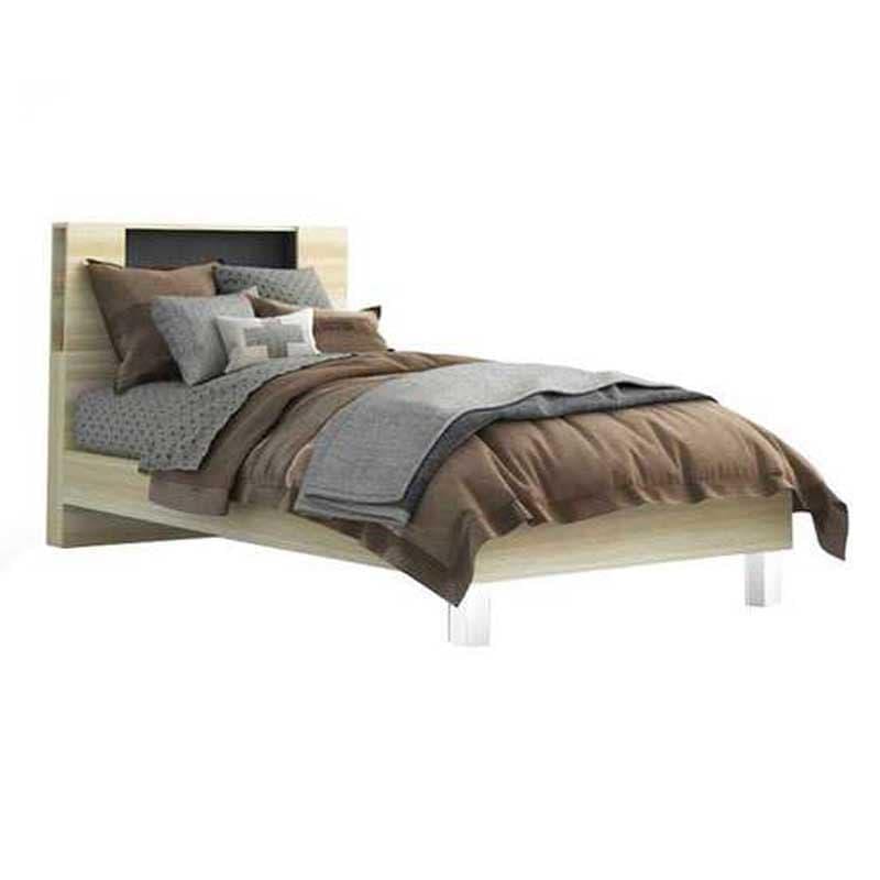 เตียง 3.5 ฟุต RINA HEY รุ่น GLASTON/105 สีน้ำตาลอ่อน