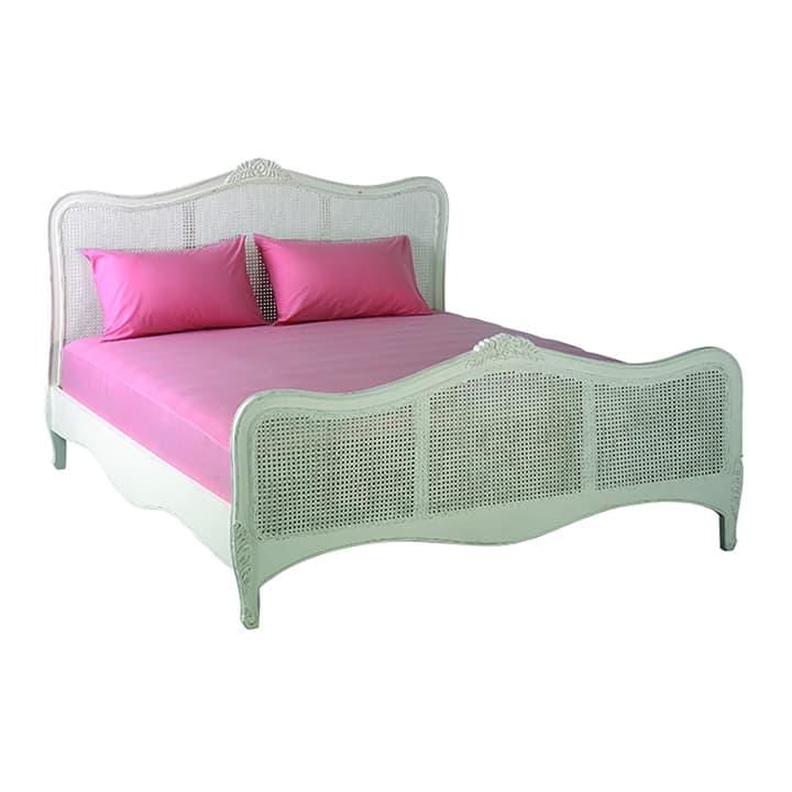 เตียง 6 ฟุต CHIC REPUBLIC รุ่น CHARLOTTE/180 สีขาววินเทจ_1