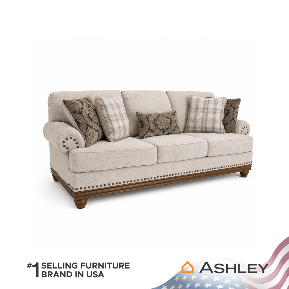 โซฟา 3 ที่นั่ง ASHLEY FURNITURE HOMESTORE รุ่น HARLESON-O/3 สีเบจ