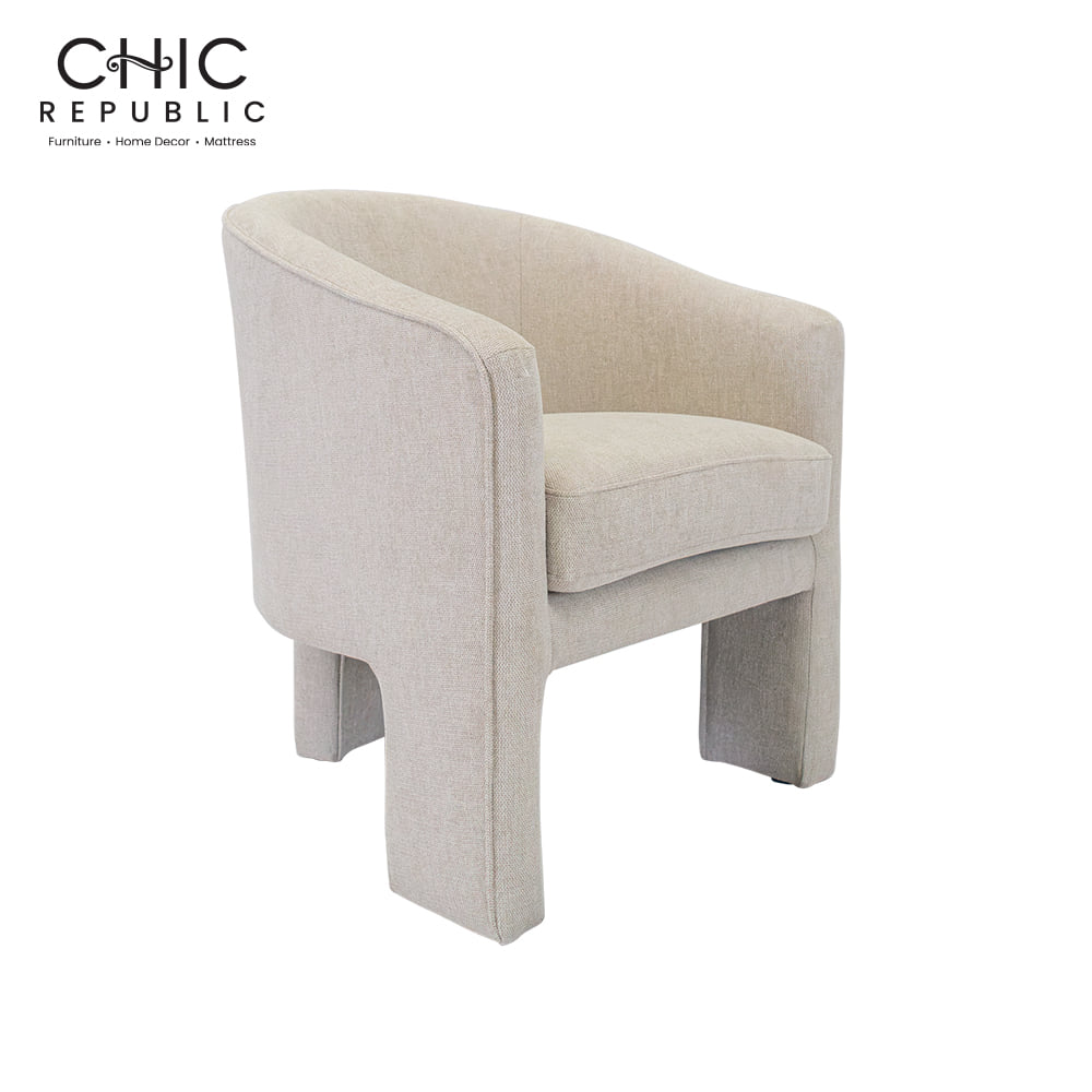 โซฟา 1 ที่นั่ง CHIC REPUBLIC รุ่น RORY/1 สีน้ำตาลอ่อน_0