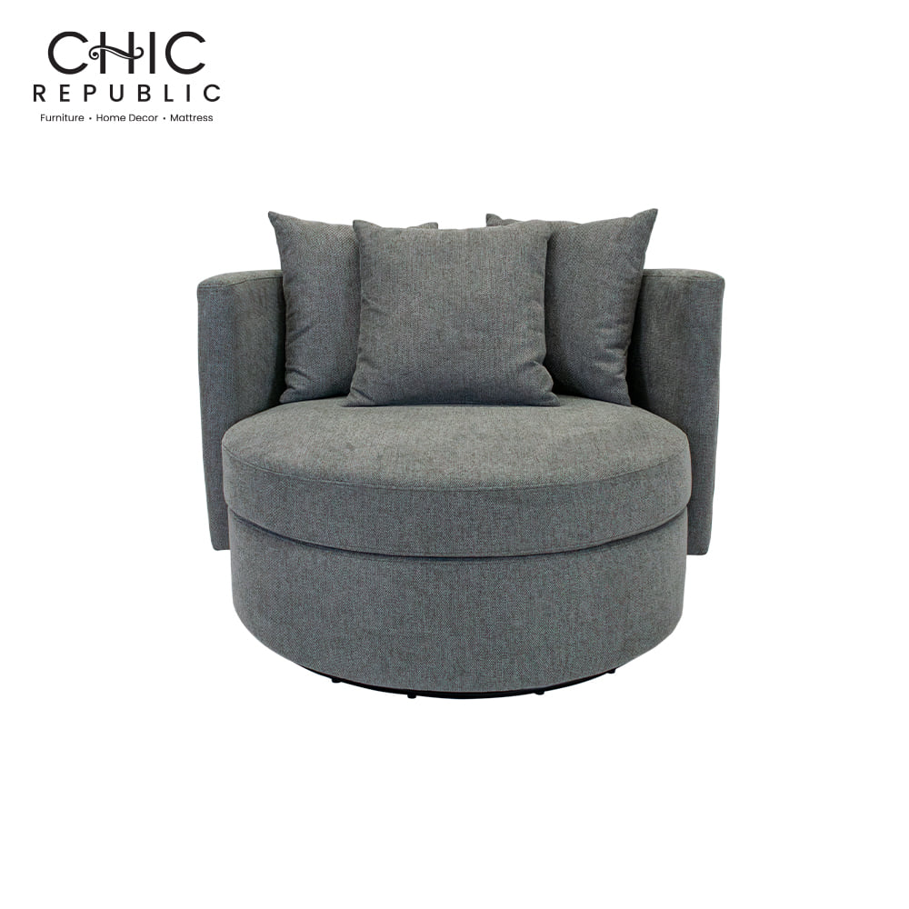 โซฟา 1 ที่นั่งแบบหมุนได้ CHIC REPUBLIC KAVONTA/1 สีเทา_1