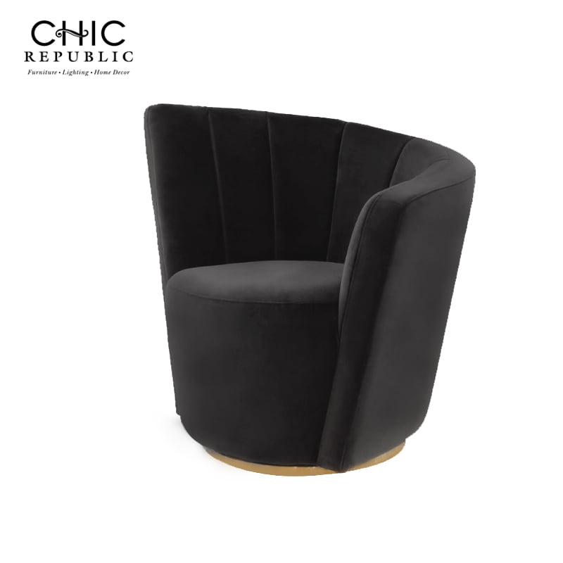 โซฟา 1 ที่นั่งแบบหมุนได้ CHIC REPUBLIC ANGELWING/R-1 88 ซม. สีดำ_1