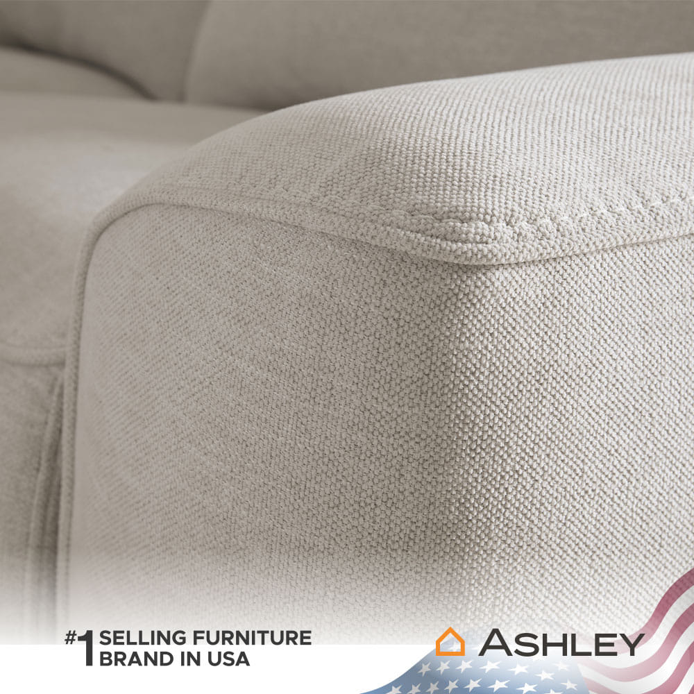 โซฟาเข้ามุมปรับเอนนอนไฟฟ้า ASHLEY FURNITURE HOMESTORE รุ่น LANTHAM/RRM สีครีม_2