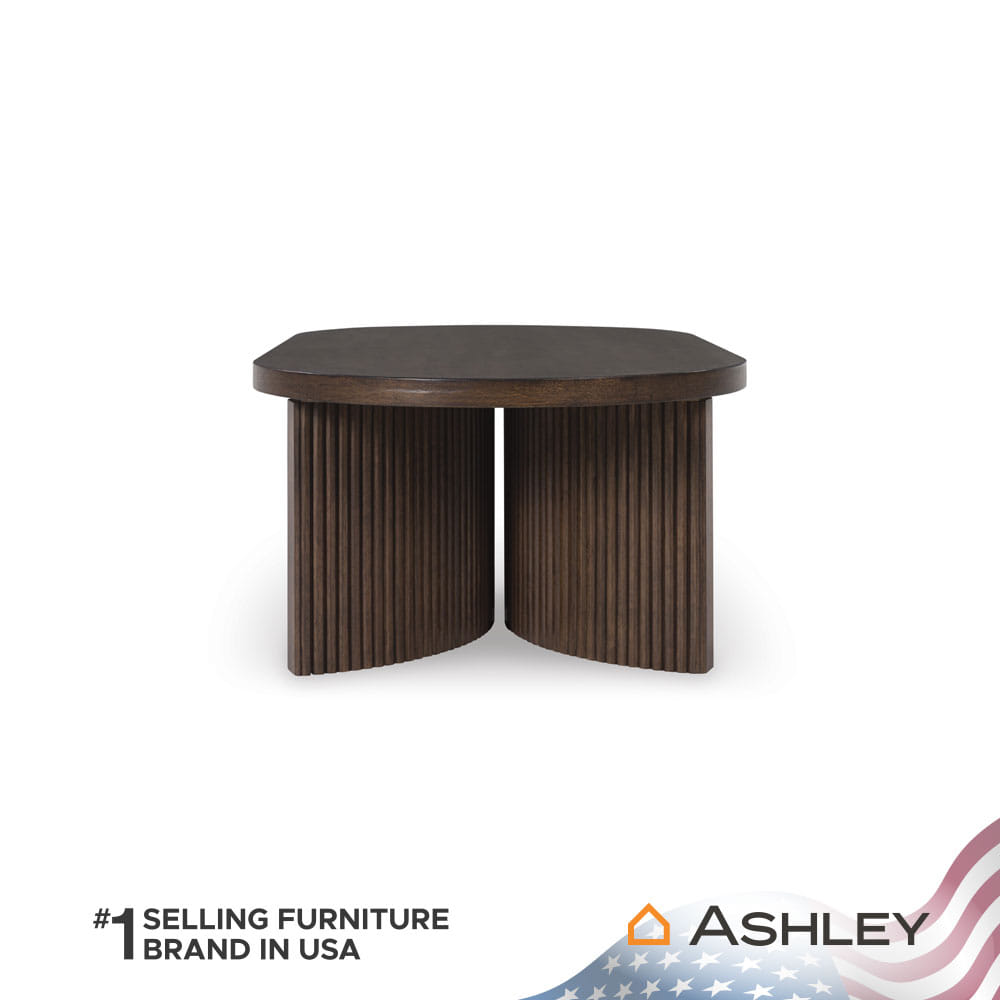 โต๊ะกลาง ASHLEY FURNITURE HOMESTORE รุ่น KORESTONE/130 สีน้ำตาลเข้ม_2