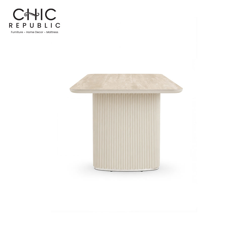 โต๊ะอาหาร CHIC REPUBLIC รุ่น VALENZO/220 220 ซม. สีครีม_2