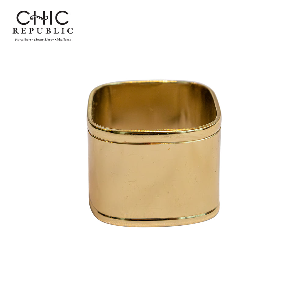 ชุดห่วงคล้องผ้าเช็ดปาก CHIC REPUBLIC รุ่น RICKY สีทอง (ชุด 4 ชิ้น)_2