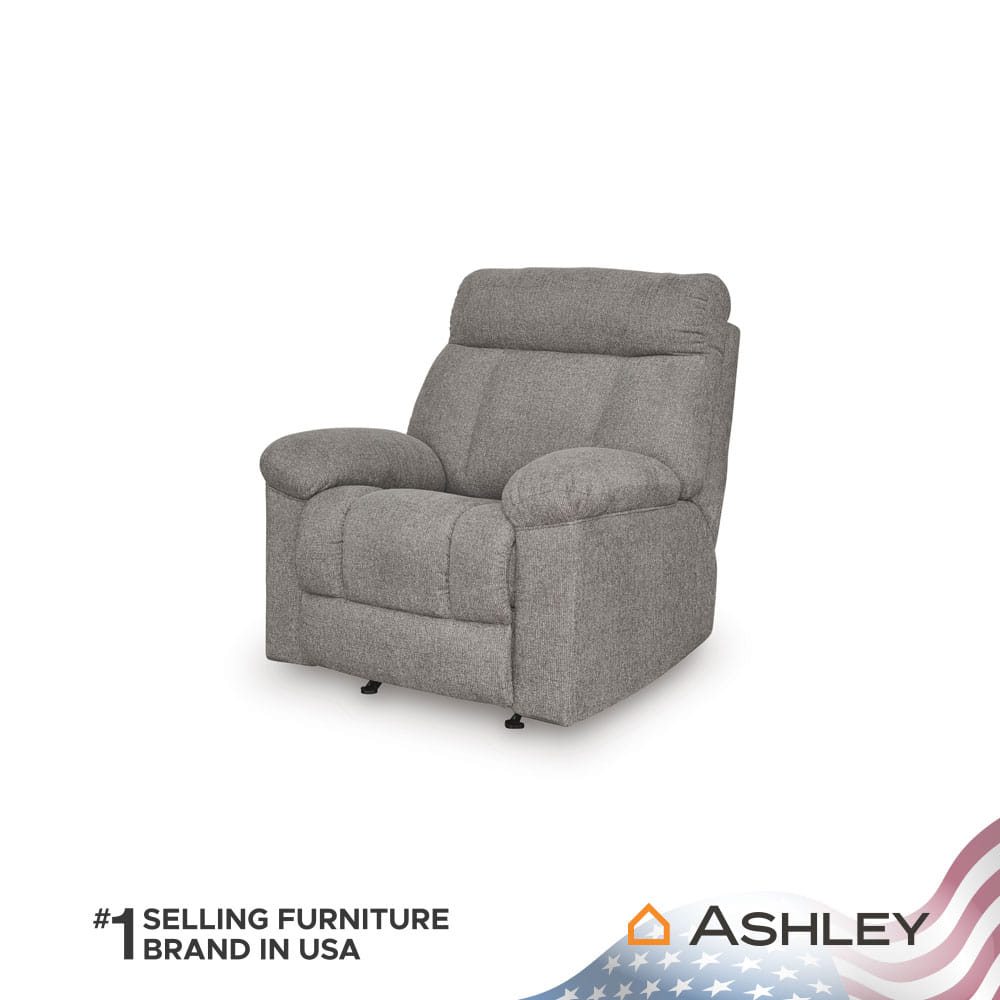 โซฟาปรับนอน 1 ที่นั่ง/ฟังก์ชันโยก ASHLEY FURNITURE HOMESTORE รุ่น MCARLIE/1R สีเทา_3