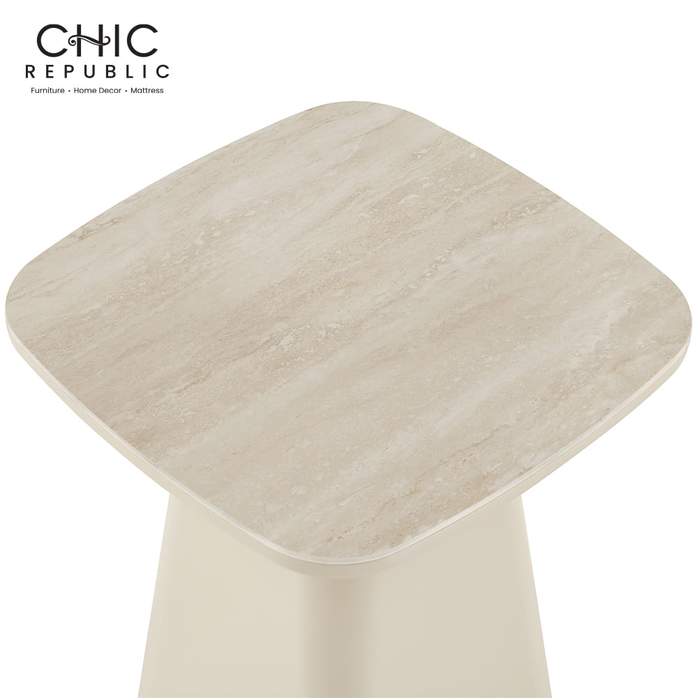โต๊ะข้างท็อป CHIC REPUBLIC รุ่น VALENZO/45 45 ซม. สีครีม_3