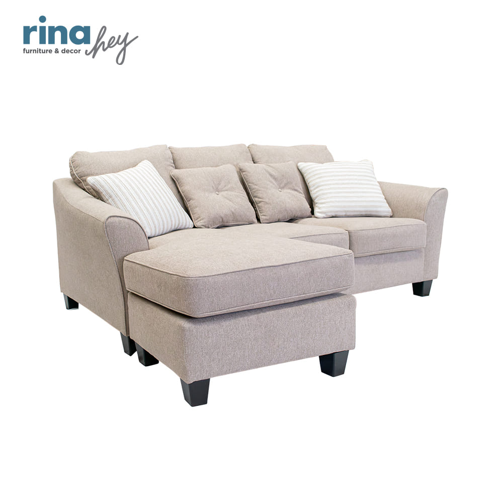 โซฟาเข้ามุม 3 ที่นั่ง RINA HEY รุ่น ABNEY-O/R-L สีน้ำตาลอ่อน_3