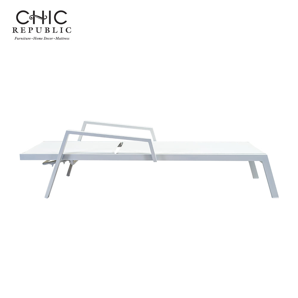 ซันเบด ปรับระดับได้ CHIC REPUBLIC รุ่น BACCO สีขาว_3