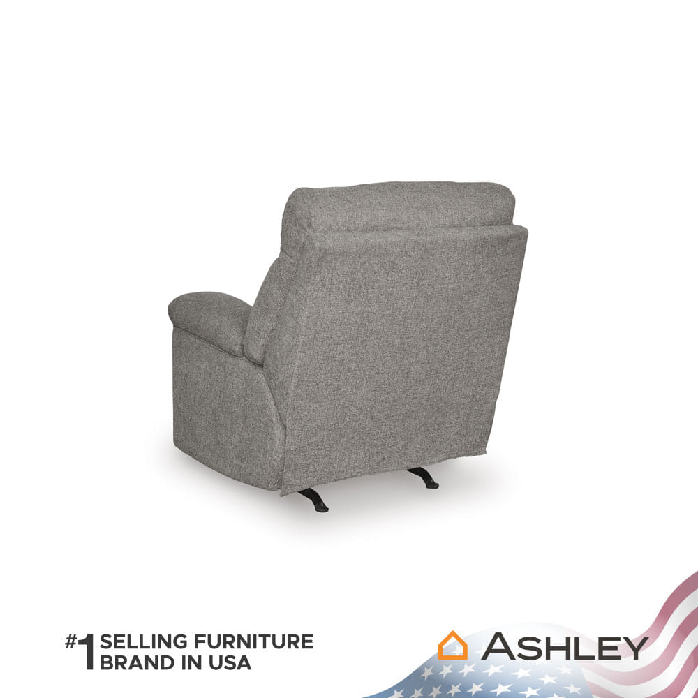 โซฟาปรับนอน 1 ที่นั่ง/ฟังก์ชันโยก ASHLEY FURNITURE HOMESTORE รุ่น MCARLIE/1R สีเทา_4