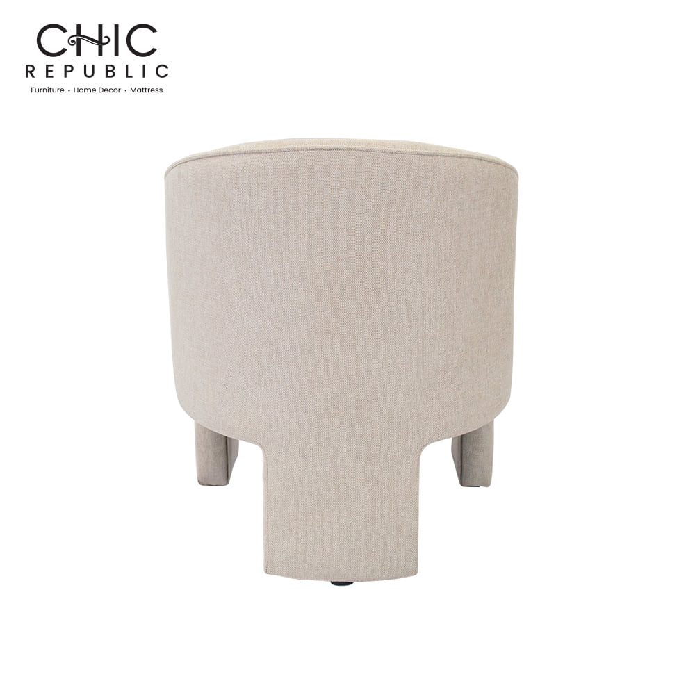 โซฟา 1 ที่นั่ง CHIC REPUBLIC รุ่น RORY/1 สีน้ำตาลอ่อน_4