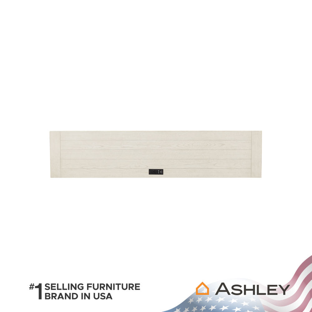 ชุดโต๊ะบาร์ 3 ที่นั่ง ASHLEY FURNITURE HOMESTORE รุ่น ROBBINSDALE/4 สีขาววินเทจ_5