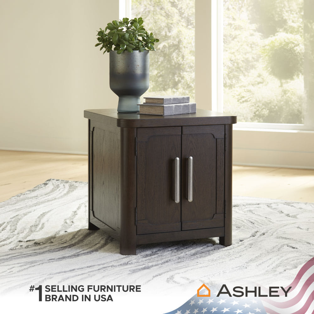 โต๊ะข้าง ASHLEY FURNITURE HOMESTORE รุ่น BRECKINGTON/60 สีน้ำตาลเข้ม_6
