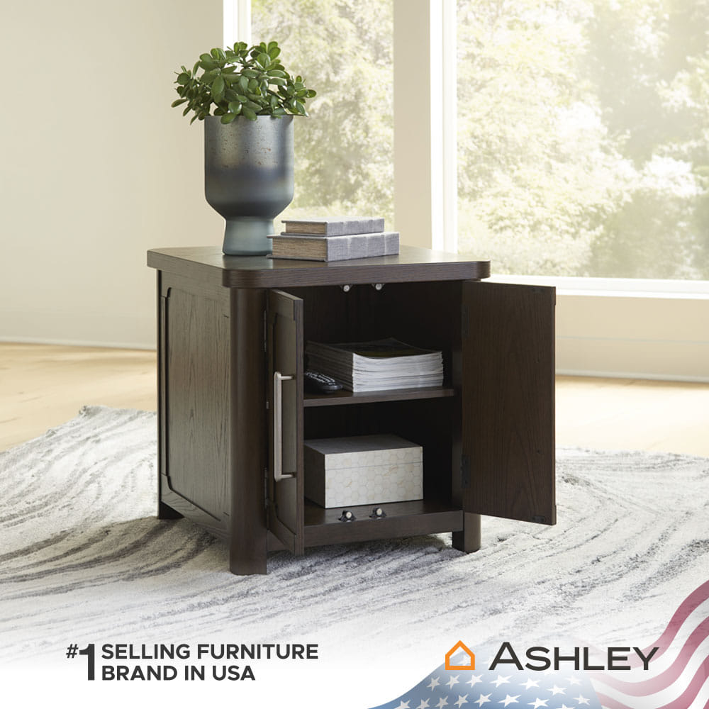 โต๊ะข้าง ASHLEY FURNITURE HOMESTORE รุ่น BRECKINGTON/60 สีน้ำตาลเข้ม_7