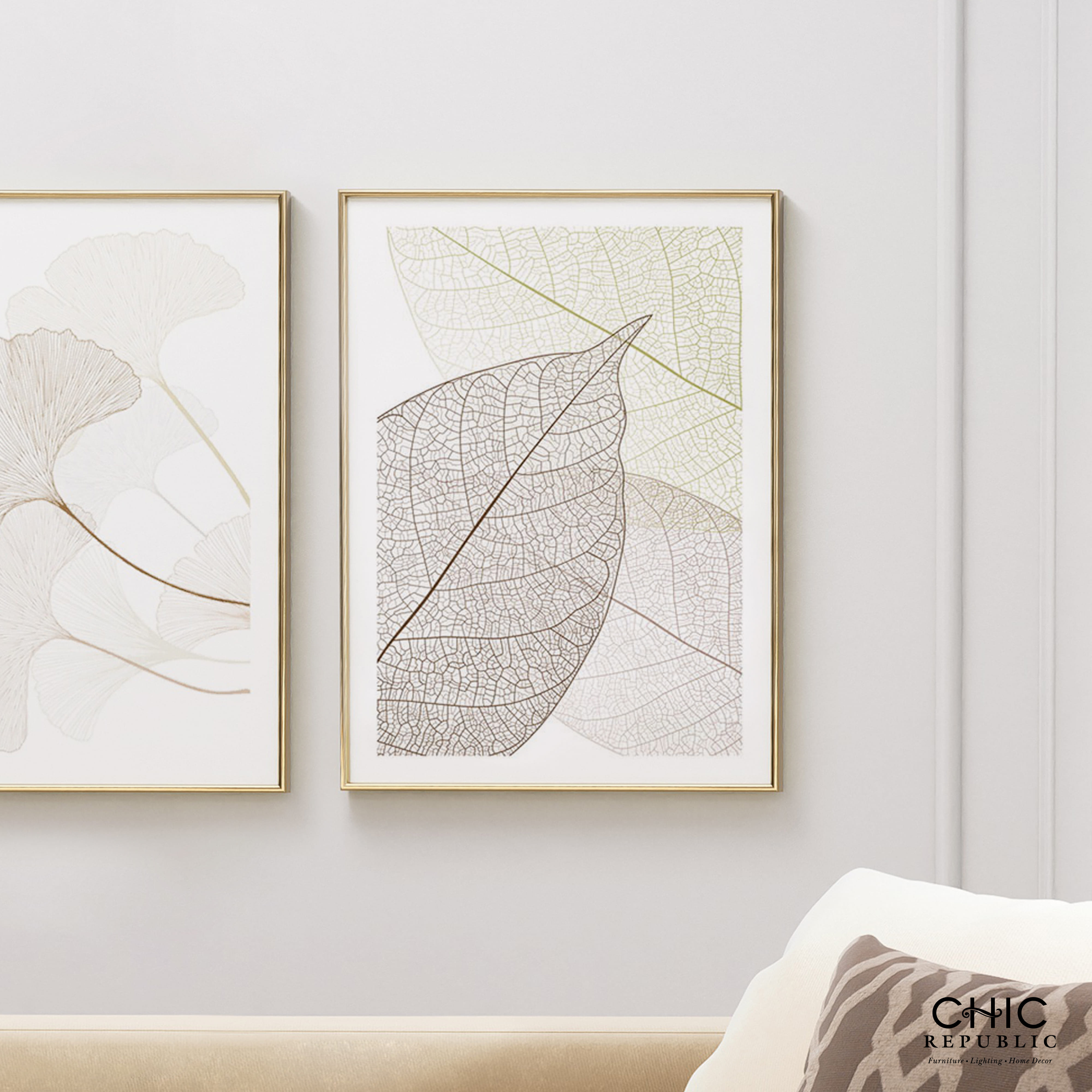 ภาพติดฝาผนัง CHIC REPUBLIC รุ่น SHADOW-B/50X70 สีไม้ธรรมชาติ/หลากสี_5