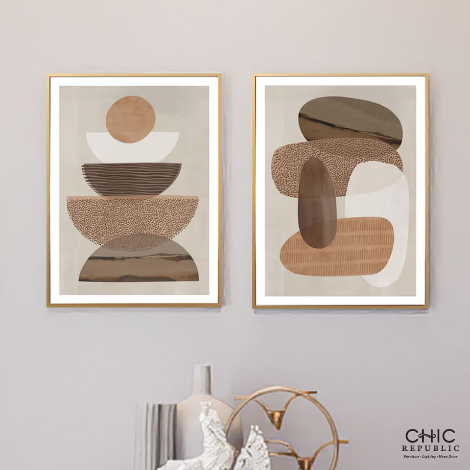 ภาพติดฝาผนัง CHIC REPUBLIC รุ่น BRINLY-A/45X60 สีทอง/หลากสี_5