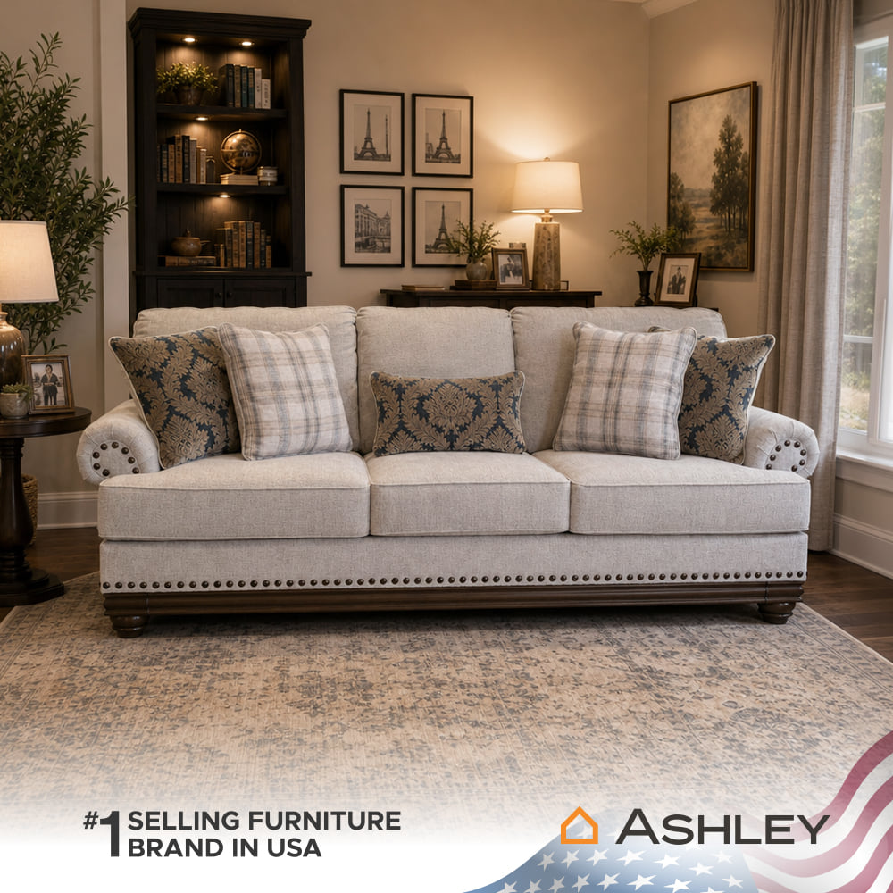 โซฟา 3 ที่นั่ง ASHLEY FURNITURE HOMESTORE รุ่น HARLESON-O/3 สีเบจ_7