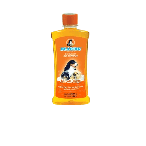 แชมพูกำจัดเห็บหมัดสำหรับสุนัข BEARING สูตร TICK & FLEA ขนาด 150ML สำหรับสุนัขทุกสายพันธ์ุ