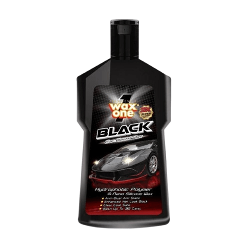 แชมพูล้างรถผสมแวกซ์ WAX ONE รุ่รุ่น BLACK CAR WASH & WAX ขนาด 650ML (สำหรับรถสีเข้ม)_0
