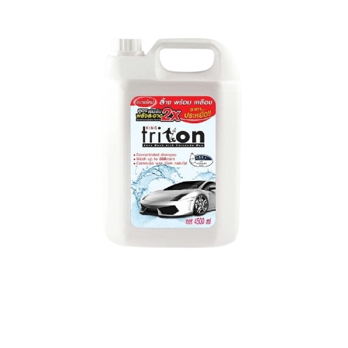 แชมพูล้างพร้อมเคลือบเงารถยนต์ WAXONE รุ่น KING TRITON AUTO WASH ขนาด 4500ML กลิ่น OZONE FRESH_0