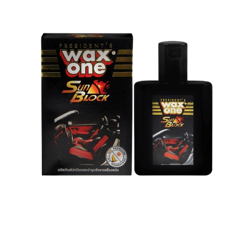 น้ำยาเคลือบเบาะหนัง WAX ONE รุ่น SUN BLOCK ขนาด 110ML